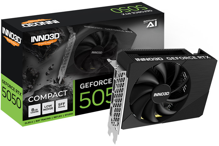 INNO3D GeForce RTX 5050 Compact 8GB visual leverancier