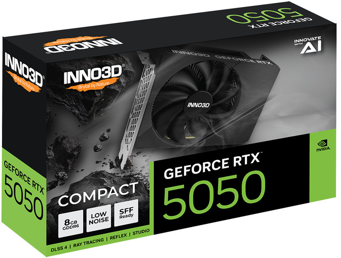 INNO3D GeForce RTX 5050 Compact 8GB verpakking