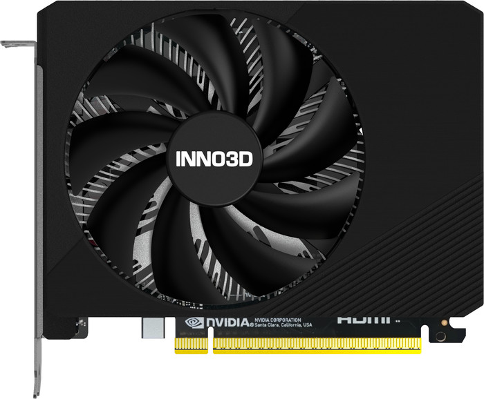 INNO3D GeForce RTX 5050 Compact 8GB bovenkant