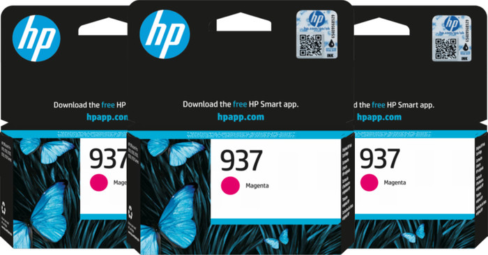 HP 937 Cartridge Magenta (3 units) Main Image