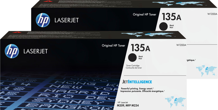 HP 135A LaserJet Toner Cartridge Black (2 units) Main Image