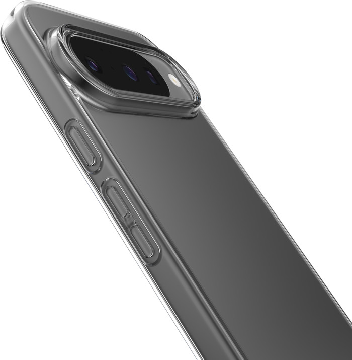 Just in Case Soft Design Google Pixel 10 / 10 Pro Back Cover Transparant onderkant