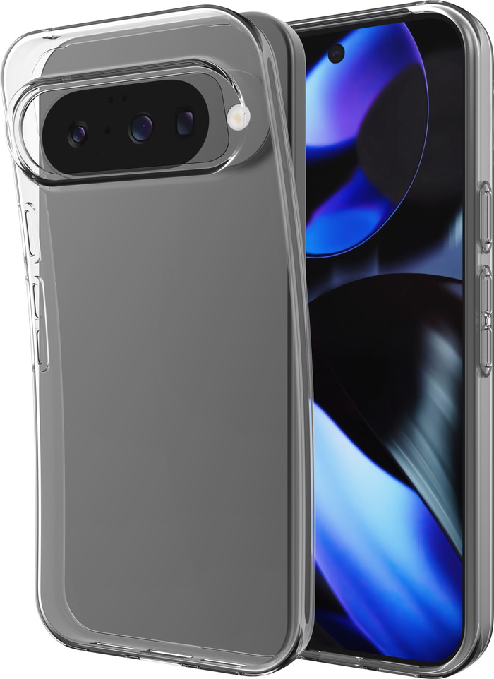 Just in Case Soft Design Google Pixel 10 / 10 Pro Back Cover Transparant voorkant