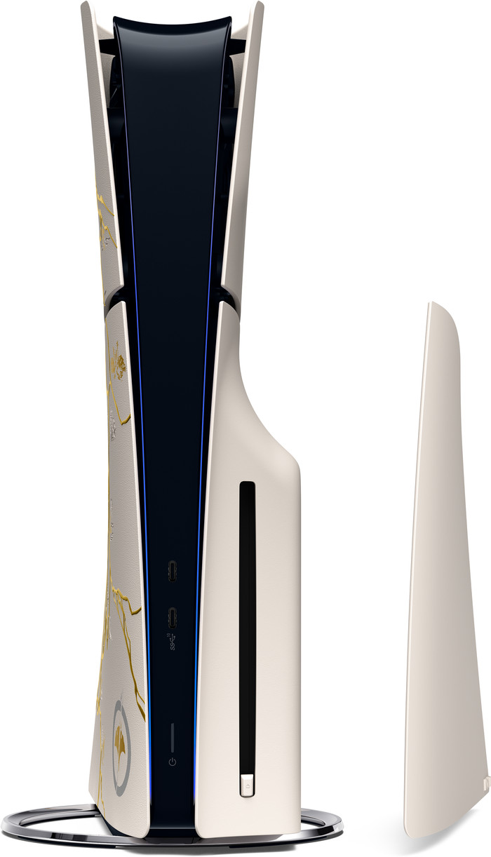 PlayStation 5 Slim Disc Edition + Ghost of Yotei Gold Limited Edition front