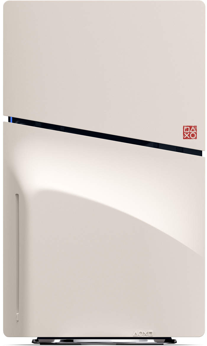 PlayStation 5 Slim Disc Edition + Ghost of Yotei Gold Limited Edition right side