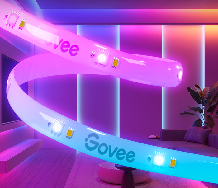 Govee Light Strip S Segmented Color Control 5m product in use