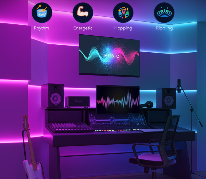 Govee Light Strip S Segmented Color Control 5m product in use