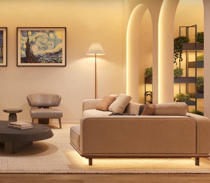 Govee Light Strip S Segmented Color Control 5m product in use