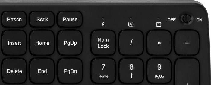 BlueBuilt Draadloze USB Toetsenbord en Muis Set QWERTY detail