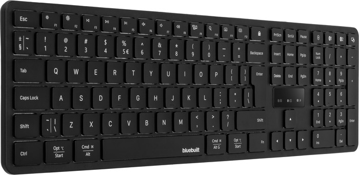 BlueBuilt Draadloze Bluetooth Toetsenbord en Muis Set QWERTY linkerkant