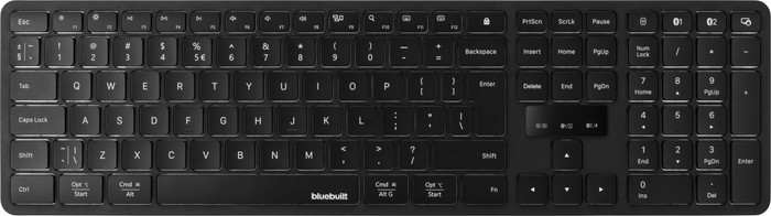 BlueBuilt Draadloze Bluetooth Toetsenbord en Muis Set QWERTY detail