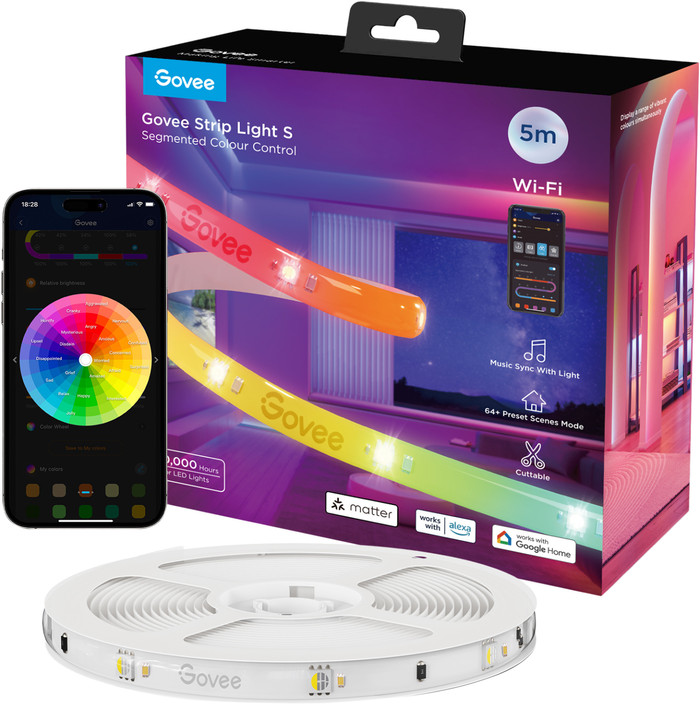 Govee Light Strip S Segmented Color Control 5m front