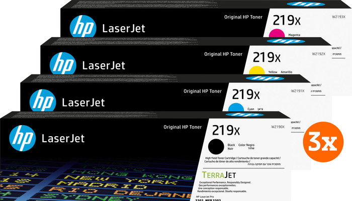 HP 219 LaserJet Toner Combo Pack (3 stuks) Main Image