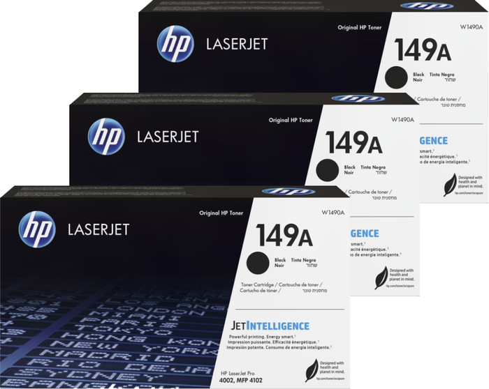 HP 149A LaserJet Toner Cartridge Black (3 units) Main Image