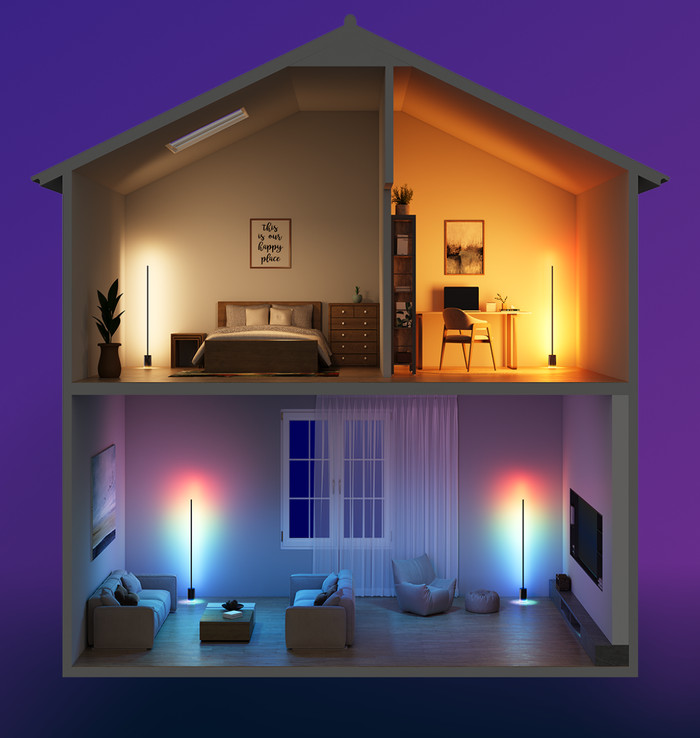 Govee Floor Lamp 2 product in gebruik