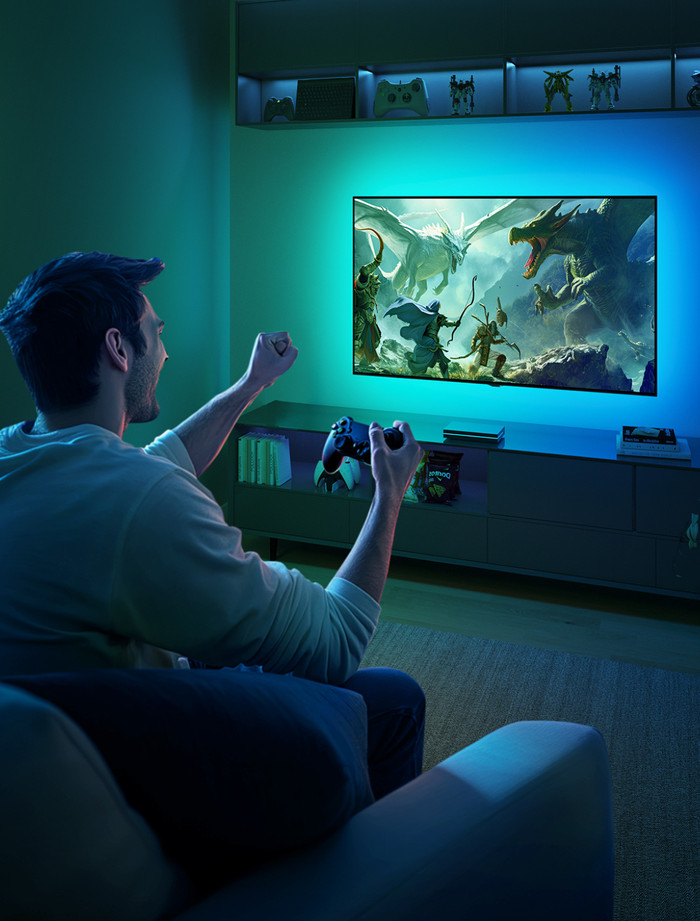 Govee Smart AI Sync Box Kit product in gebruik