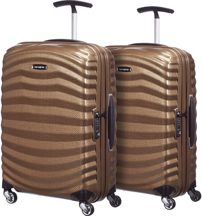 Samsonite Lite-Shock Spinner 55cm Duo Pack Sand Main Image