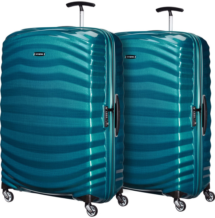 Samsonite Lite-Shock Spinner 81cm Duo Pack Petrol Blue Main Image