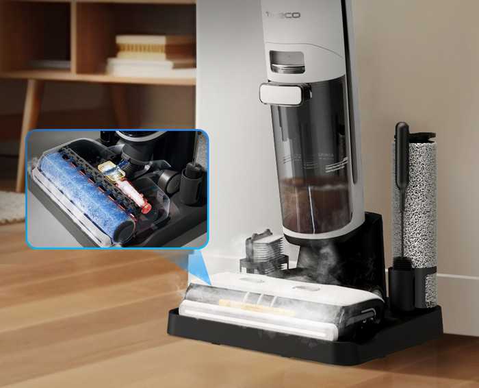 Tineco Floor One S7 Steam Plus product in gebruik