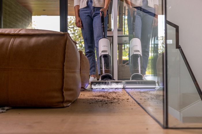 Tineco Floor One S7 Steam Plus product in gebruik