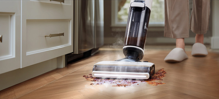 Tineco Floor One S7 Steam Plus product in gebruik