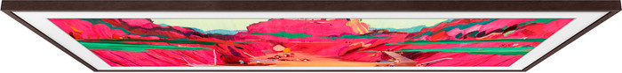Samsung The Frame Pro 75" lijst (Walnoothout) bovenkant