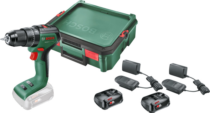 Bosch UniversalImpact 18V-60 2.5Ah Battery (2x) SystemBox S Starter Pack Main Image