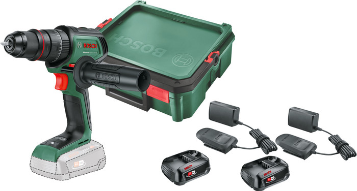 Bosch AdvancedImpact 18V-80 2,5 Ah Accu (2x) SystemBox S Starterspakket Main Image