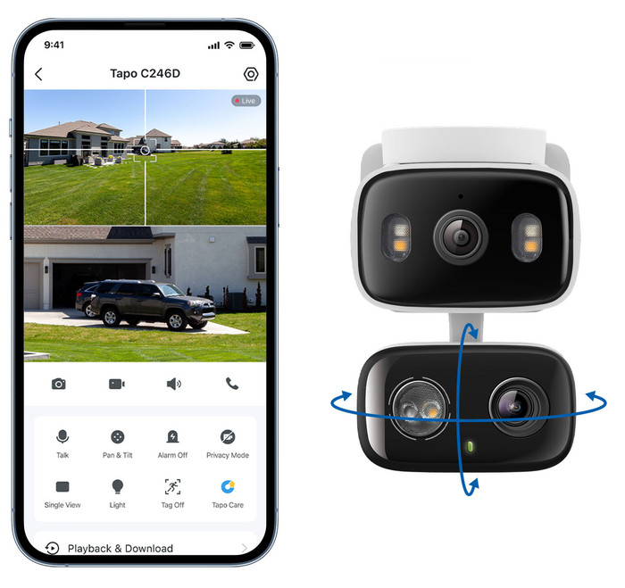 TP-Link Tapo C246D visual leverancier