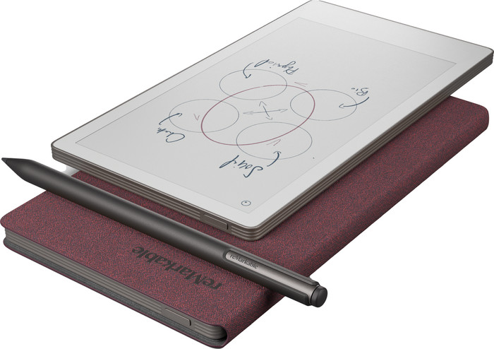 reMarkable Paper Pro Move Mosaic Weave Book Folio Red visual supplier