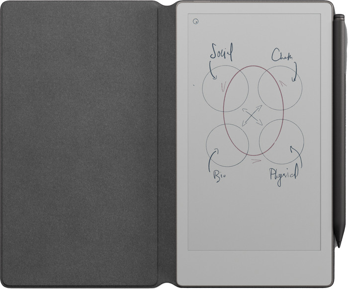 reMarkable Paper Pro Move Mosaic Weave Book Folio Red front