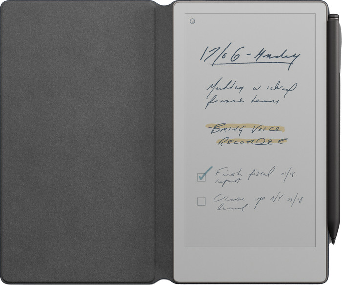 reMarkable Paper Pro Move Mosaic Weave Book Folio Blue front