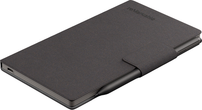 reMarkable Paper Pro Move Mosaic Weave Book Folio Basalt left side