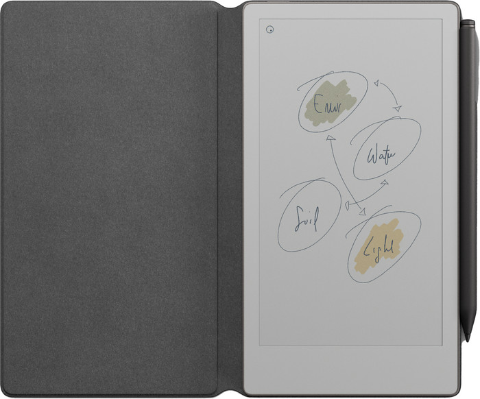 reMarkable Paper Pro Move Mosaic Weave Book Folio Basalt front