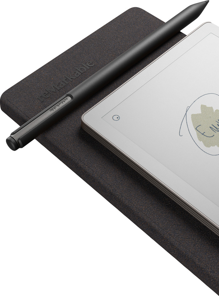 reMarkable Paper Pro Move Mosaic Weave Book Folio Basalt visual supplier