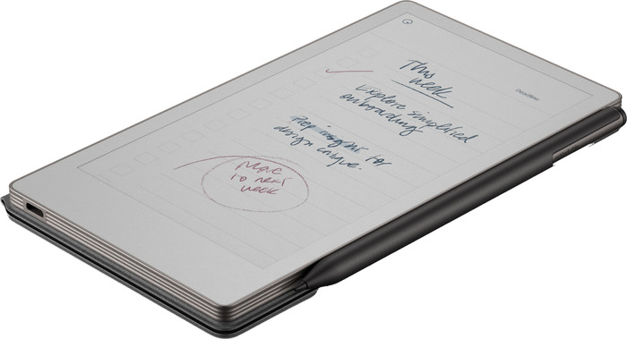 reMarkable Paper Pro Move met Book Case Leer Zwart detail