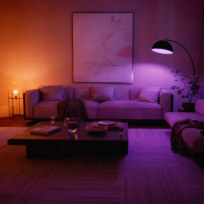 Philips Hue A60 White and Color E27 810 lumens 4-pack product in use