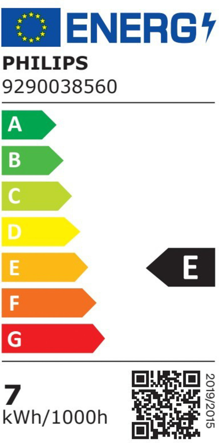 Philips Hue A60 White E27 800lm 4-pack energy label