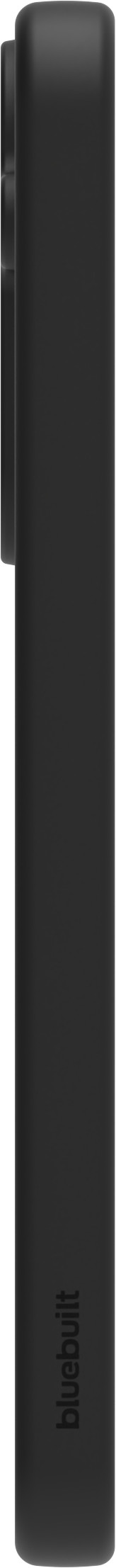 BlueBuilt Samsung Galaxy S25 FE Back Cover Zwart + Screenprotector Glas linkerkant