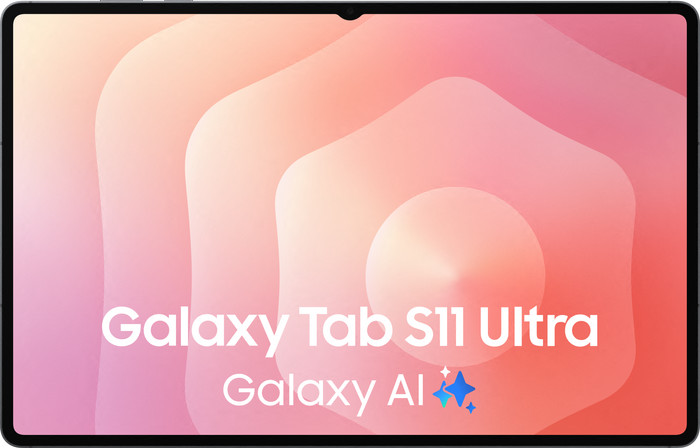 Samsung Galaxy Tab S11 Ultra 14,6 inch 512GB Wifi Grijs + Toetsenbord Hoes QWERTY voorkant