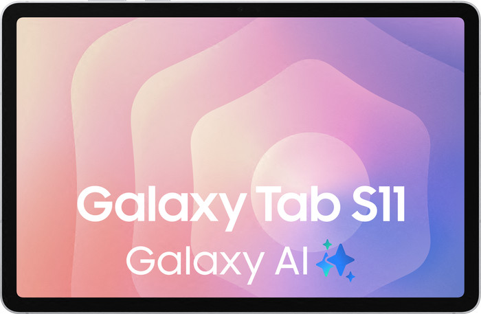 Samsung Galaxy Tab S11 11 inch 128GB Wifi Zilver + Oplaadpakket voorkant