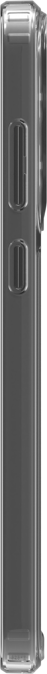 BlueBuilt Protective Back Cover Samsung Galaxy S25 FE Transparant + Screenprotector Glas rechterkant