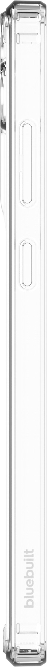 BlueBuilt Protective Back Cover Samsung Galaxy S25 FE Transparant + Screenprotector Glas linkerkant