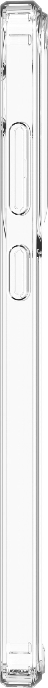 BlueBuilt Protective Back Cover Samsung Galaxy S25 FE Transparant + Screenprotector Glas rechterkant