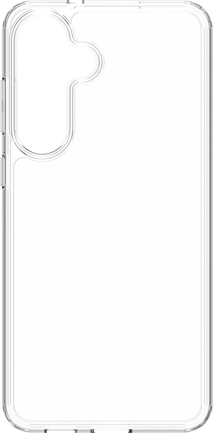 BlueBuilt Protective Back Cover Samsung Galaxy S25 FE Transparant + Screenprotector Glas achterkant