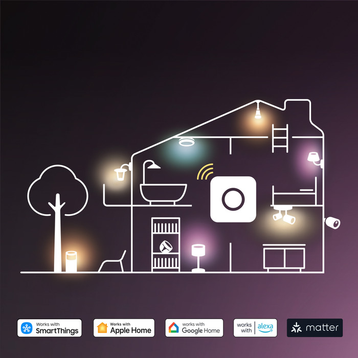 Philips Hue Essential A60 White and Color E27 product in use