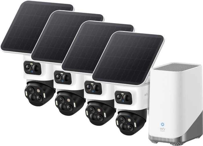 Eufycam S4 4-pack + Homebase 3 Main Image