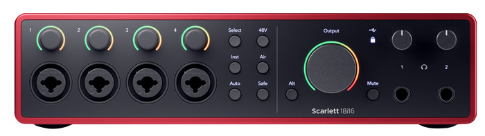 Focusrite Scarlett4 18i16 voorkant