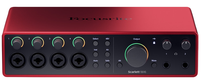 Focusrite Scarlett4 18i16 voorkant