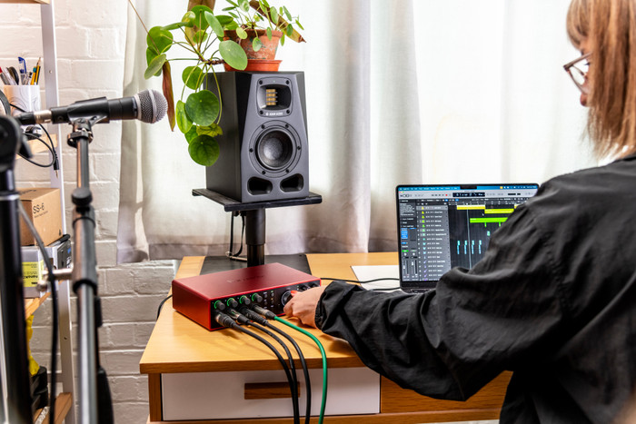 Focusrite Scarlett4 18i16 product in gebruik